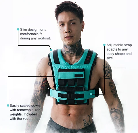 Heria Fitness Tactical Training Weighted Vest Adjustable Weight