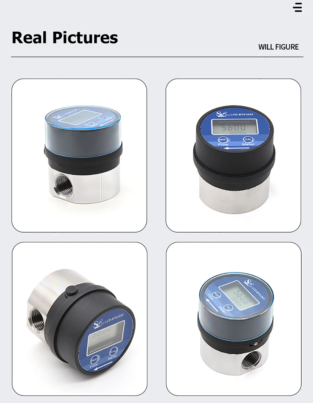 High Precision Oval Gear Flow Meter Intelligent Digital Display Flowmeter Liquid
