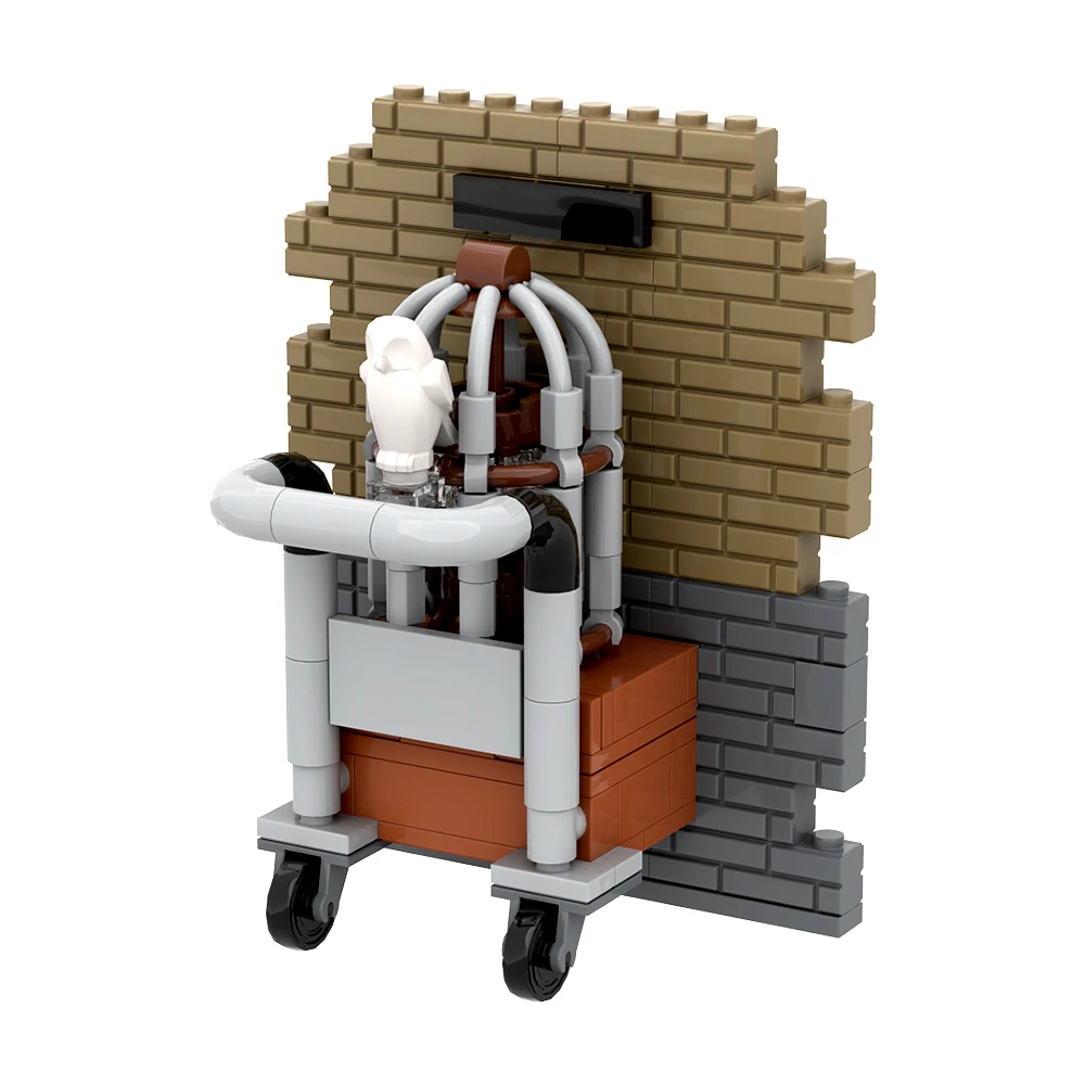 MOC Plattform Neun und Drei Viertel Modell Bausteine Magie Akademie Bahnhof Zusammengesetzte Ziegel Spielzeug Erwachsene Geschenk – Detail 7