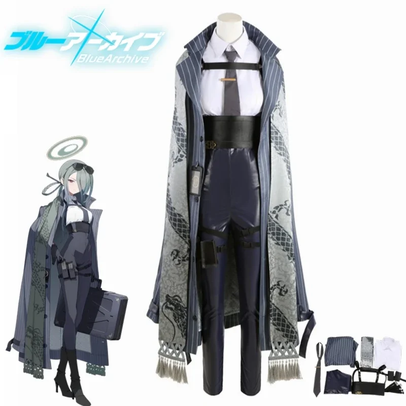 

Blue Archive Mina XuanLongMen Game Suit Gorgeous Uniform Cosplay Costume Halloween Party Role Play Outfit Any Size