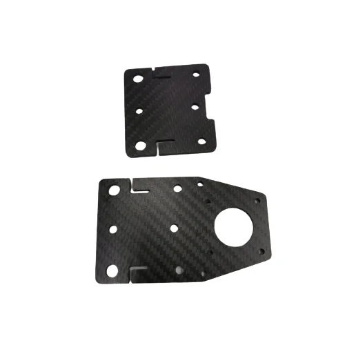 

Funssor Creality Ender5 Pro plus 3D printer carbon fiber X axis stepper motor mount pulley plate kit