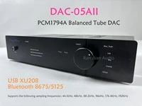 Excellent XiangSheng DAC05A II 2x 4x PCM1794 XMOS XLR Electron Tube BT DAC Balanced Bluetooth Decoder DAC-05A,24bit,192khz 1
