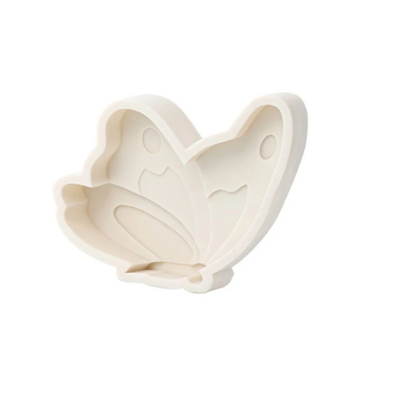 MXME Flat Butterfly Silicone Mold Handmade Soap Moulds for Candle Making