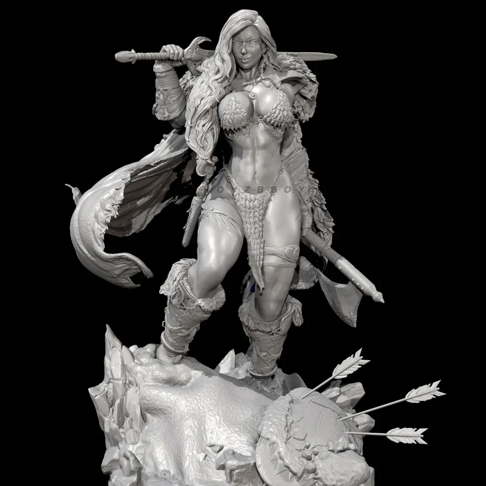 전체 높이 송진 모델 키트, 아름다운 무색 및 자체 조립 3D PrintingTD-6862/3D 피규어, 50mm, 75mm, 85mm
