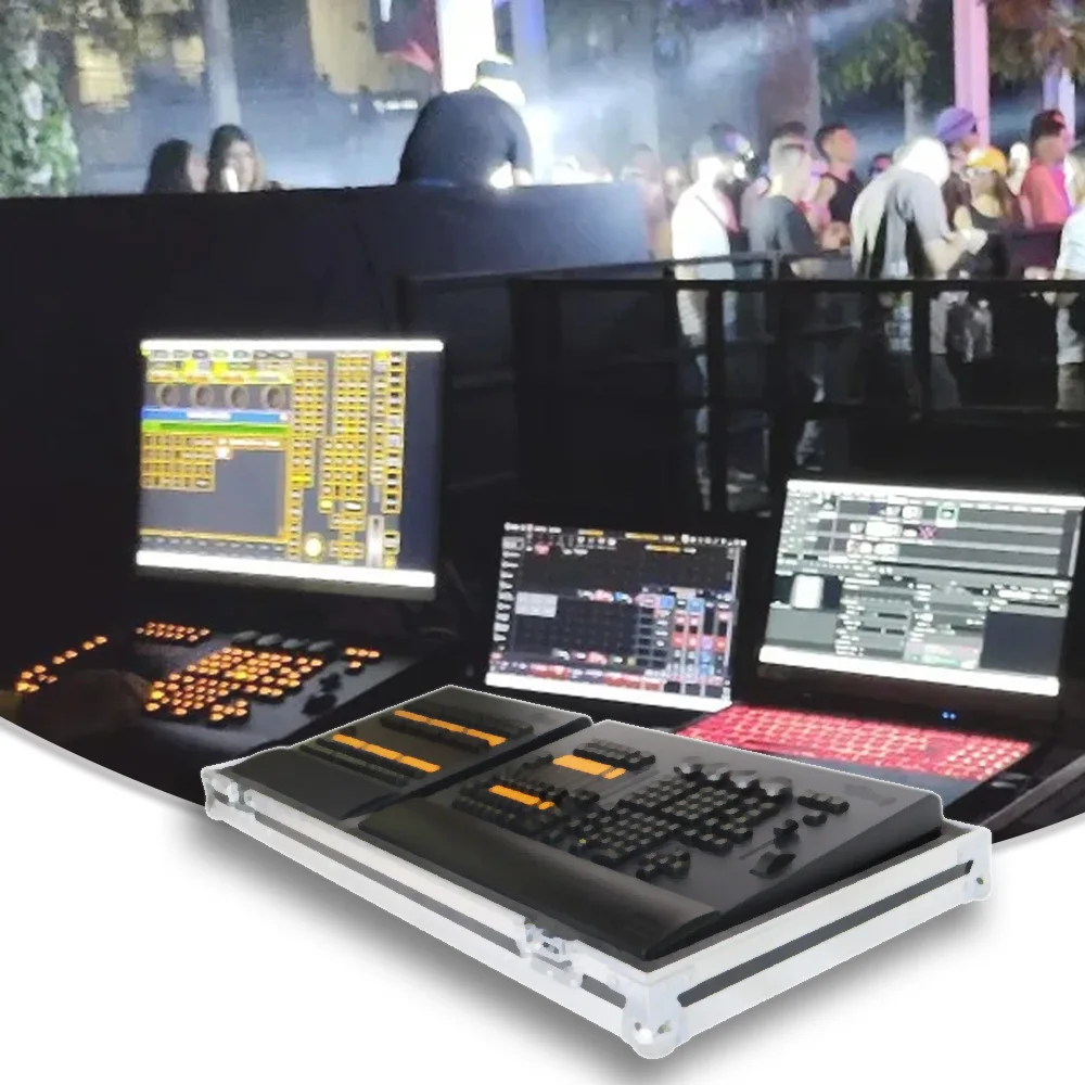 Professional Lighting Controller Stage Lights Console Moving Head DMX512 Party A2 Command Wing + Fader Wing Combined Lighting