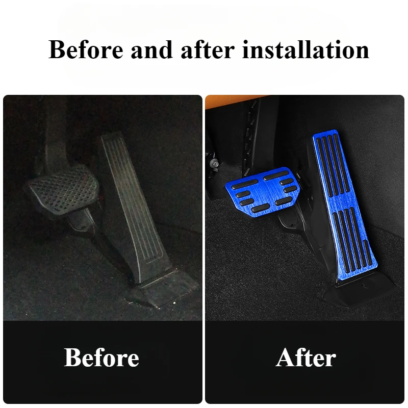 For LEAPMOTOR C10 Throttle Brake Foot Pedal Brake Rest Anti-skid Pedal Decorative Suppliers Interior Modification Accessories