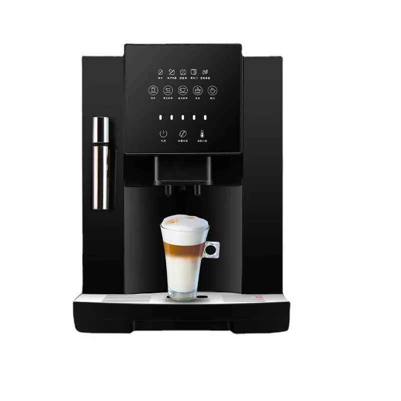 Full Automatic 19 Bar Coffee Maker Coffee Bean Grinder Milk Foam Espresso Coffee Machine Hot Water and Milk Froth 1200W