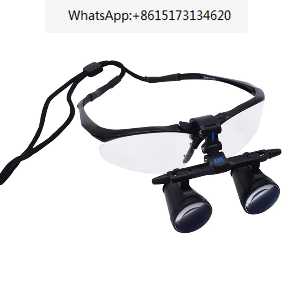 

Женская односторонняя спиральная Лупа с двумя отверстиями, медицинская лупа, Стоматология для полости рта 2,5x3,5