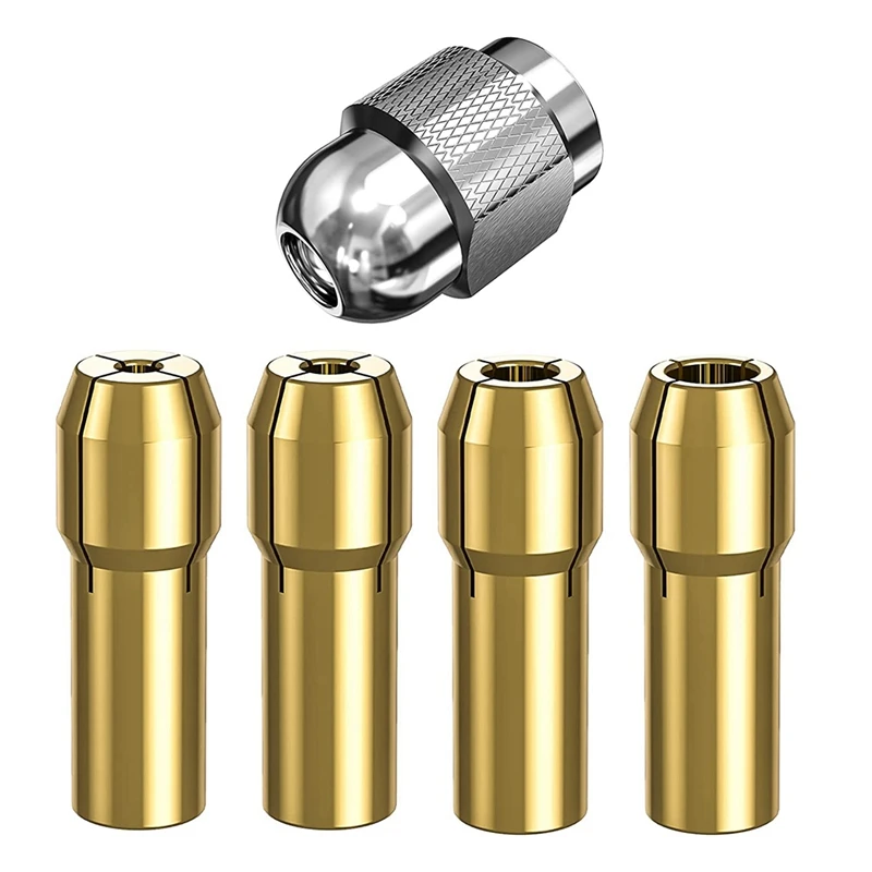 

4485 Collets For Dremel, 4 Collets And Collets For Dremel 200, 285, 300, 3000, 395, 398,4000, 4300 Multi-Rotary Tools