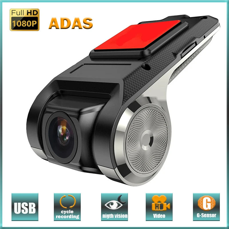 Asixxsix Telecamera per Bici da Manubrio 1080P Antivibrazione a 120° Visione Grandangolare, Registratore
