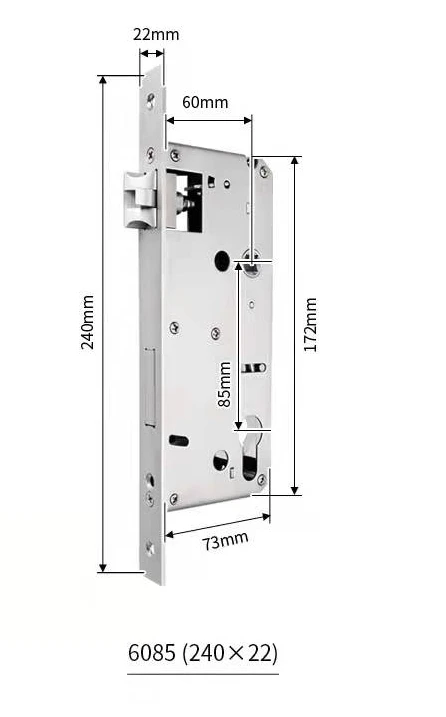 YRHAND هيكل قفل نقر بأحجام مختلفة لحجم القفل الذكي...