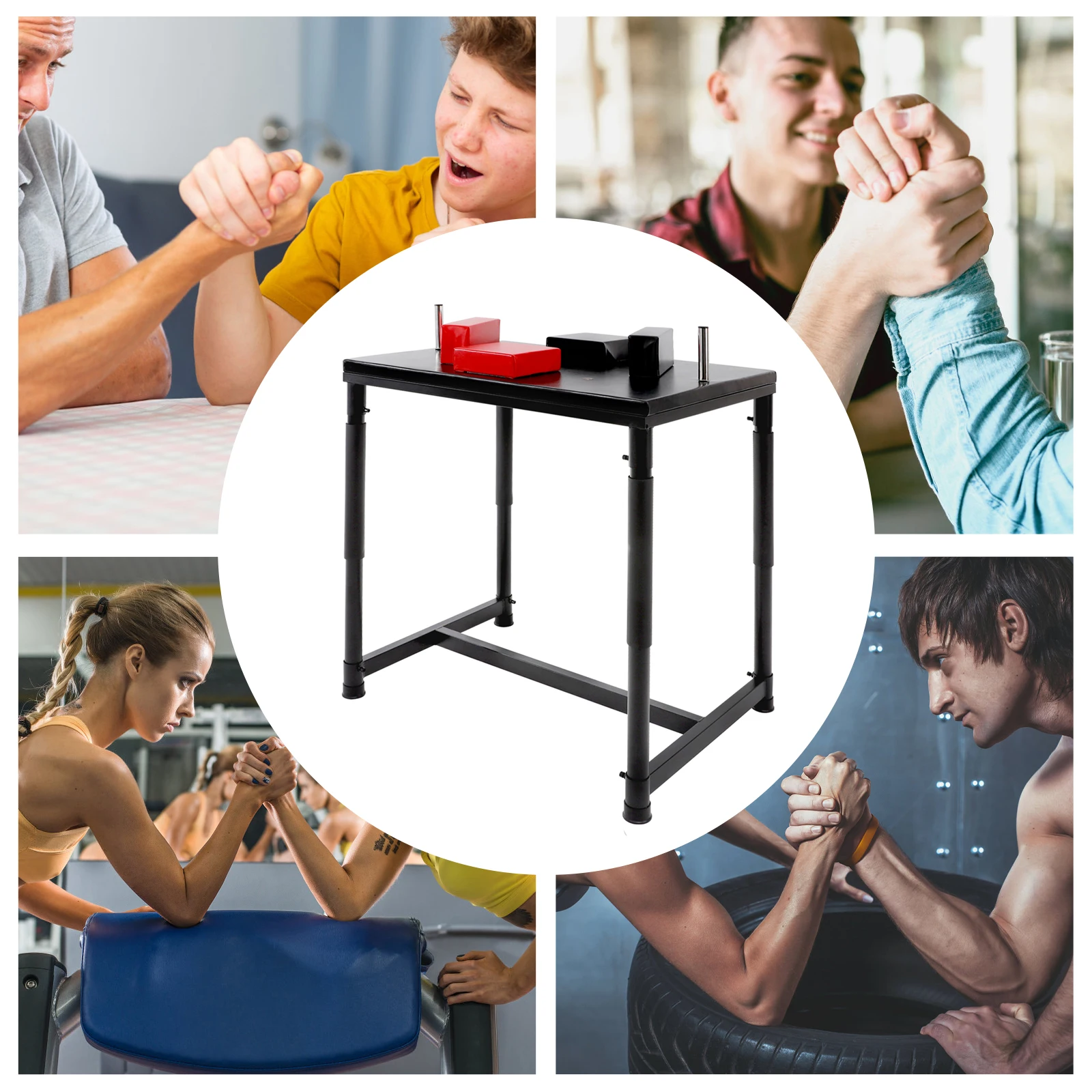 Professional Arm Wrestling Table, Standard Arm Wrestling Battle Table, Standard Wrist Stand 2