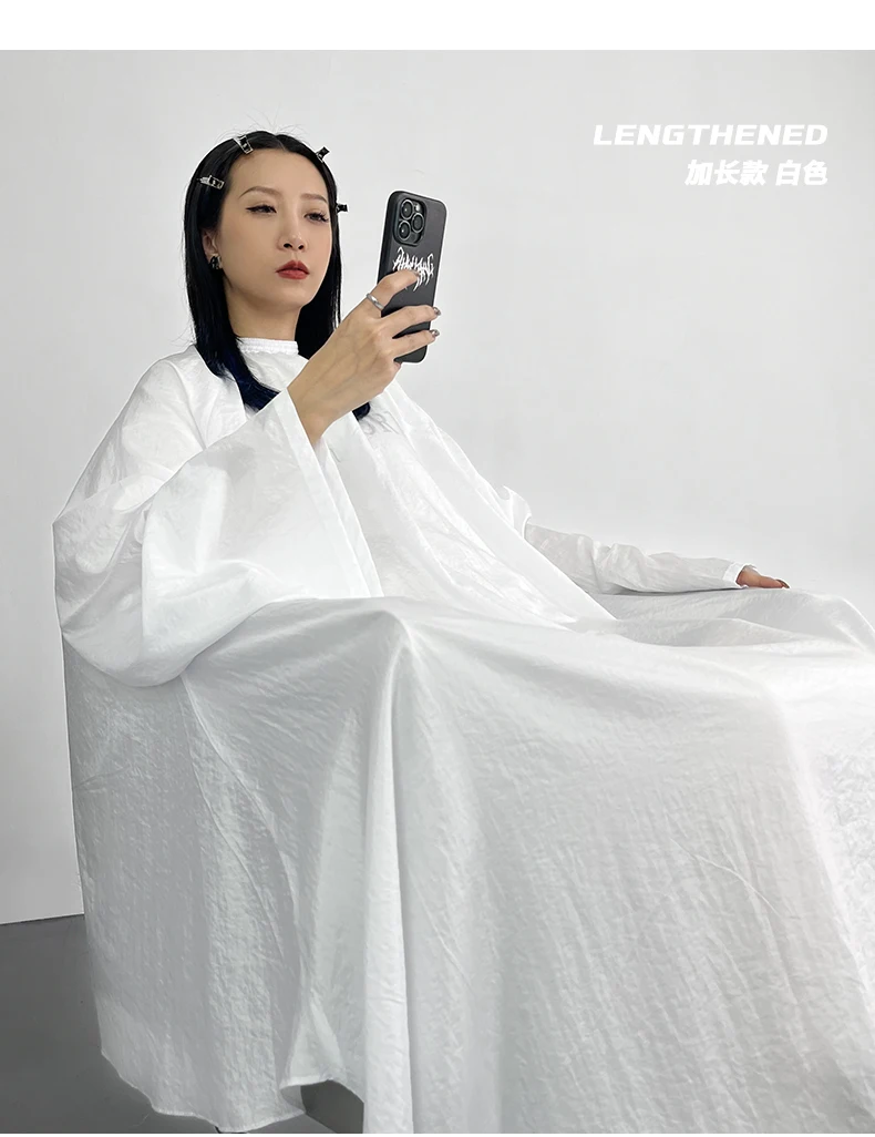 Salon Professional Hair Styling Cape with Sleeve Hair Cutting Coloring Styling Waterproof Cape Hairdresser Barber Apron