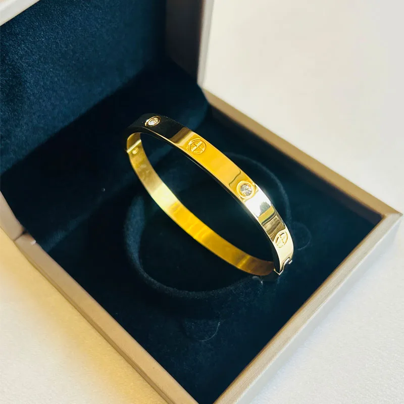 Gold and Tan Bangle Set - Acrylic Bangle Set - 3PC Bracelet