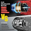 Jemi Tool Makita 18V Battery Compatible Cordless Brushless Chain Saw, Self-Lubricating with Safety Lock for Cutting Wood/Trees 6