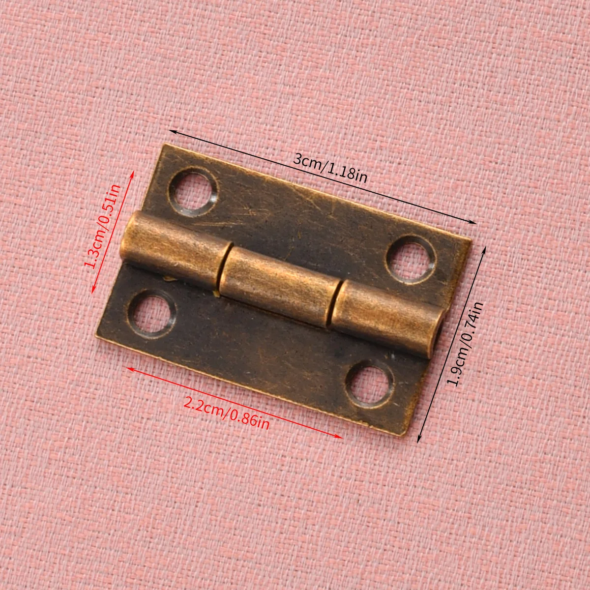 하드웨어 신제품 중국 홈 데코레이션 모든 구리 1 인치 힌지 문짝 힌지 30x20mm 청구 구리 1 개 가격 