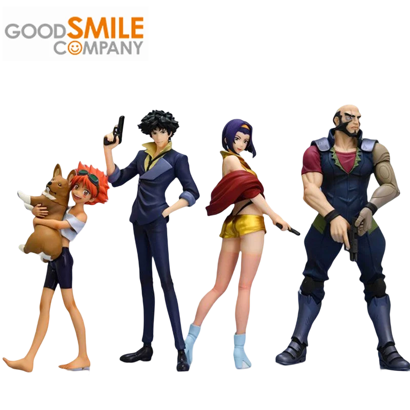 

GSC Original Cowboy Bebop Faye Valentine Spike Spiegel Jet Black Edward Anime Action Figures Toys For Boys Girls Kids Gift