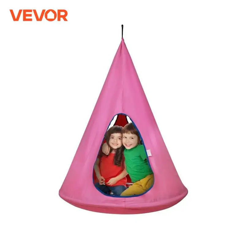VEVOR Kids Nest Swing Chair Hanging Hammock Chair Adjustable Rope for Kids Indoor and Outdoor Use Sensory Swing