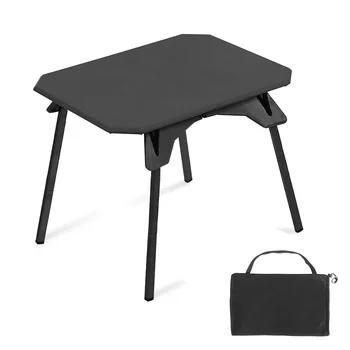 Tavolo da Campeggio Pieghevole, Tavolo da Campeggio Portatile in Alluminio con Piano in ABS e Borsa per il Trasporto, per Spiaggia, Picnic, Escursionismo, Pesca