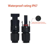 5/10 paires de connecteurs solaires, fiches PV 1000V 30A, Kit de connecteurs de panneau solaire disponibles pour câbles PV/MC 2.5/4/6 mm2 2