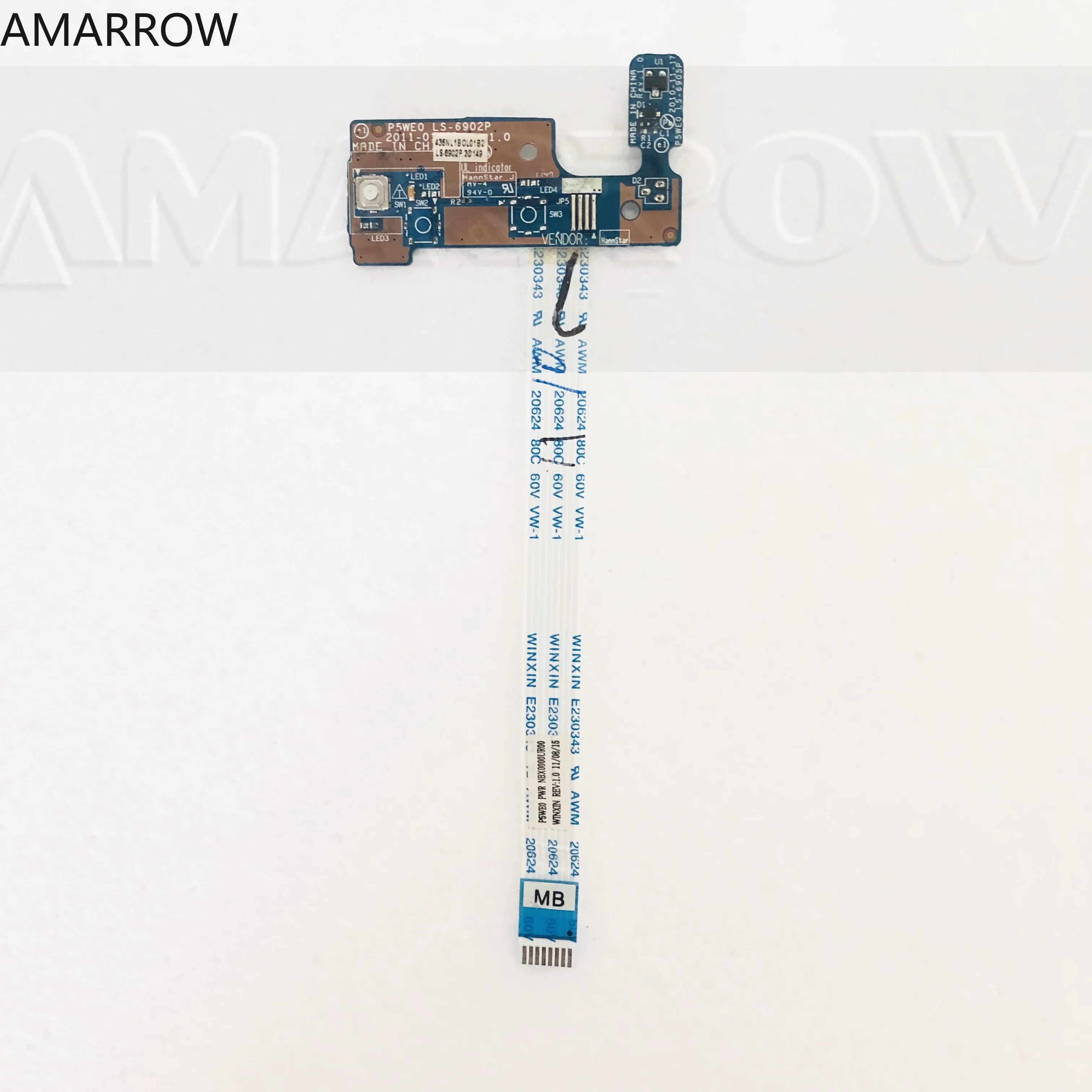 Laptop Power Switch Original for ACER 5750 5750G 5755 5755G Power Button Board Cable 11cm and 19cm