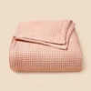 1pc Pure Cotton Blanket Waffle Pineapple For Honeycomb Mesh Blanket Baby Nap Blanket Lattice Mesh Throw Blanket Home Textile 3