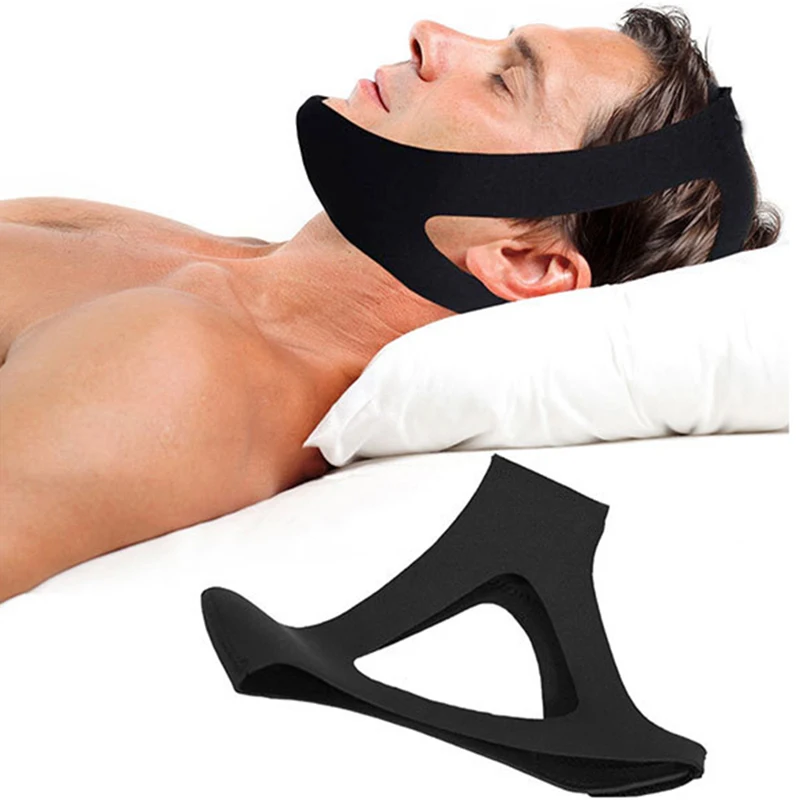Anti-Snoring Chin Straps Skin-friendly Elastic Material Comfortable Wear Close Mouth Reduce Snoring Health Care Stop Snore Aid 6