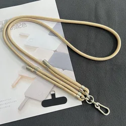 Enhanced Lanyard with Silver Double Buckle Adjustable Strap for Crossbody and Handheld Use (Gold)