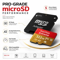 Class 10 UHS-1 High Speed Memory Card 128GB 256GB 512GB Original Micro TF SD Card Waterproof for PC Laptop Phone Tablet Camera 2