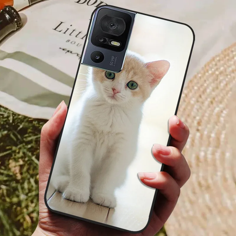 Soft Black Silicone TPU Phone Back Cover - 2023 Protective Bumper Shell