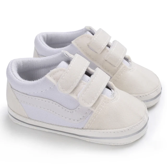 Newborn Baby Prewalker Girls Boys Casual Shoes Leather Non-Slip Soft-Sole Infant Toddler First Walkers 0-18M Baptism C-434 white