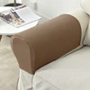 2pcs/set Solid Jacquard Stretch Sofa Arm Covers Non-Slip Durable Slipcovers for Furniture Protection Decor Sofa Armrest Cover 6