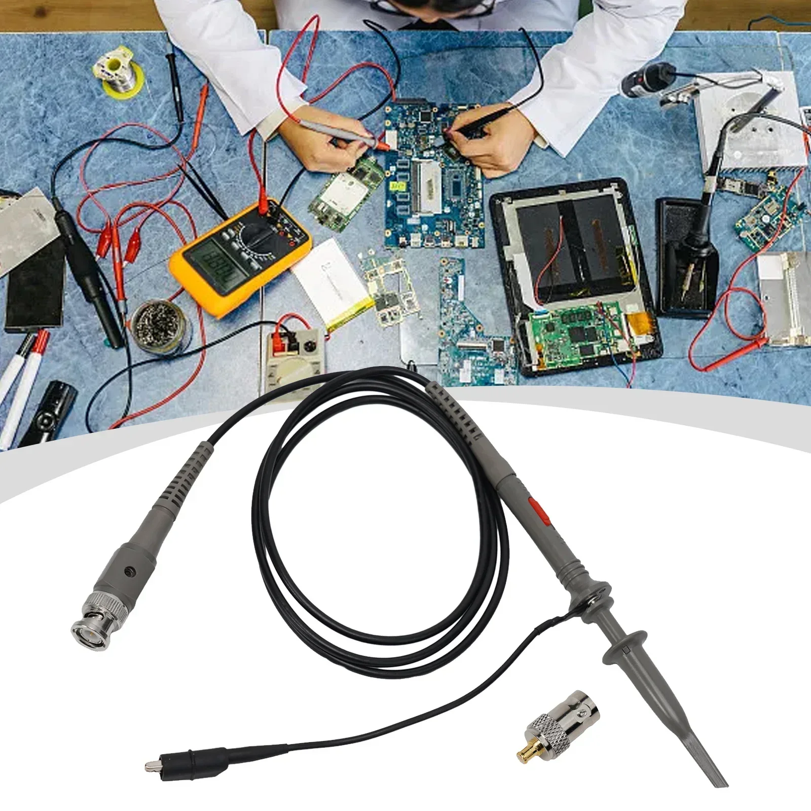 P6100 Probe Oscilloscope Probe Reliable Oscilloscope Adapter DSO TC2 TC3 Stable Performance Tip Exposure