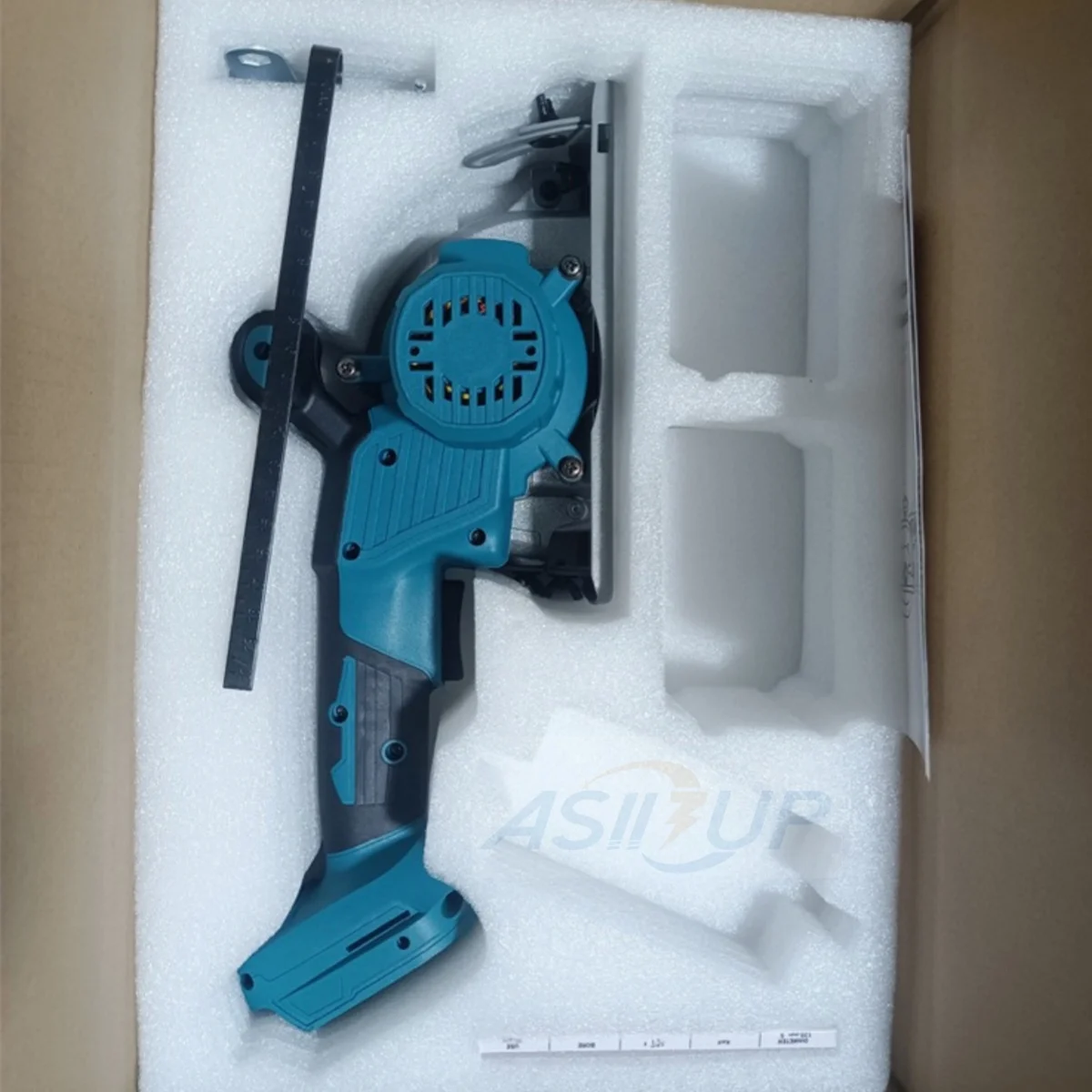 Asii3up 5.5 inch 140mm Cordless Electric Circular Saw Brushless Wood Stone 0-45&deg; Adjustable Cutter Saw for Makita 18V Battery