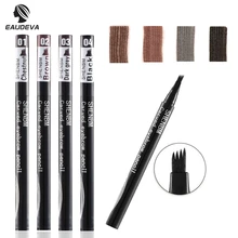 

1PC Eyebrow Pen Four-claw Eye Brow Pencil 3D Liquid Ink Natural Waterproof Tint Makeup Brown Black Grey Brush Female Cosmetics