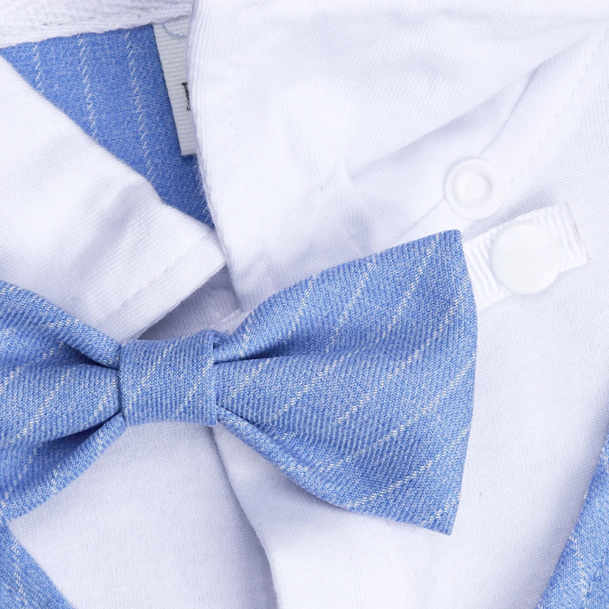 Baby Boys Clothing Set Infant Gentleman Outfit Top + Shorts Baptism Wedding Birthday Gift Costume 2PCS Kids Summer Clothes Suit - 4