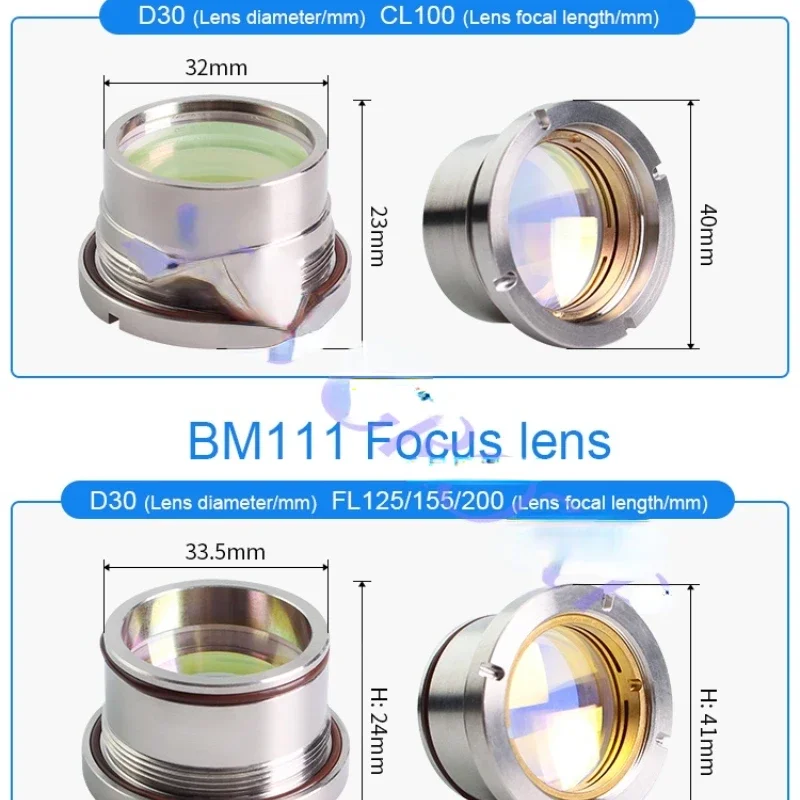 

Dia.30 /37mm Laser Focus Collimating Lens With Lens Holder For 0-15kw Precitec ProCutter LightCutter Laser Cutting Head