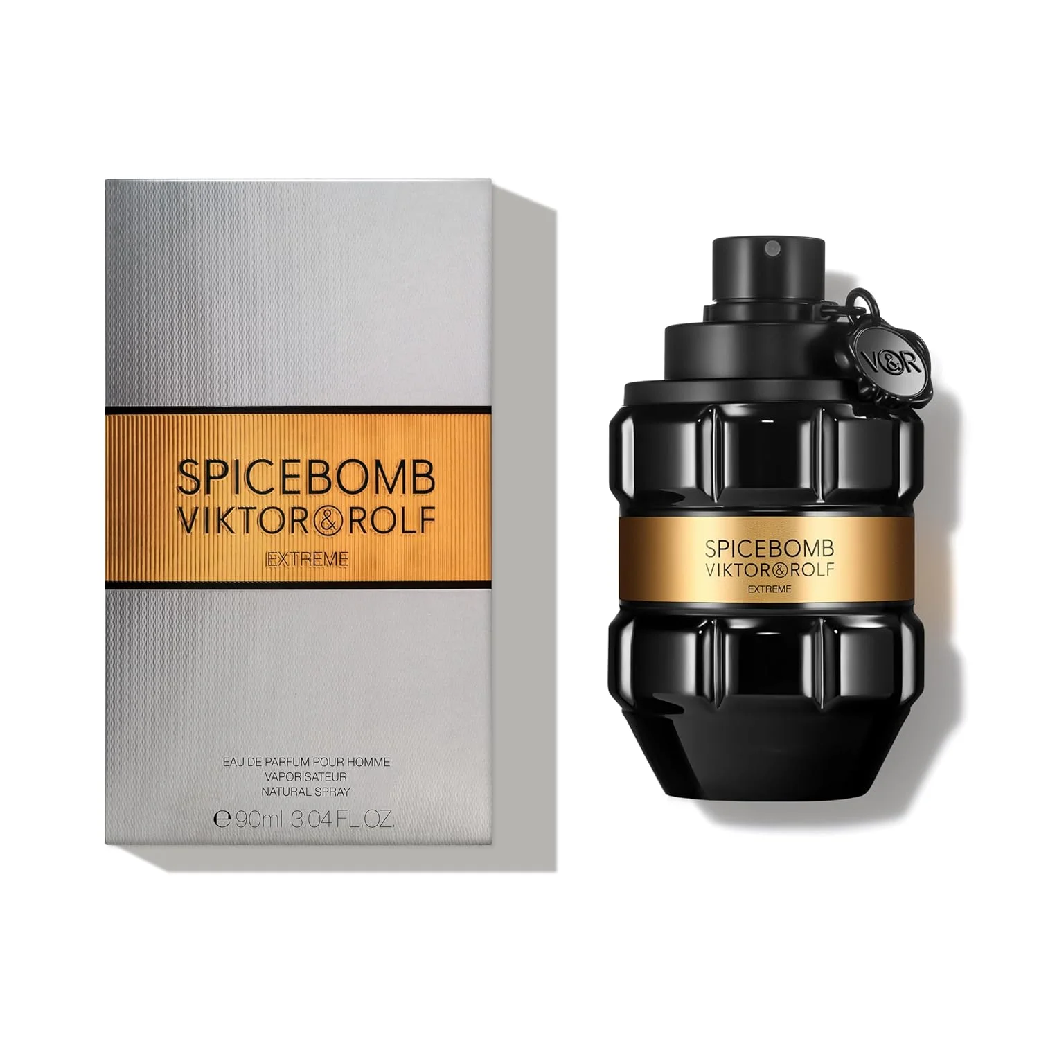 VIKTOR&ROLF Spice Extreme Men EDP Perfume 90ml With Gift Box Long Lasting Rich Spicy Tobacco Woody Scent Black Luxury Bottle Fragrance Gift for Men