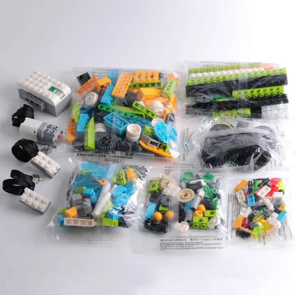 DIY Programming Robot Electronic Bricks Kit - High-Tech Educational Building Blocks Gift Set