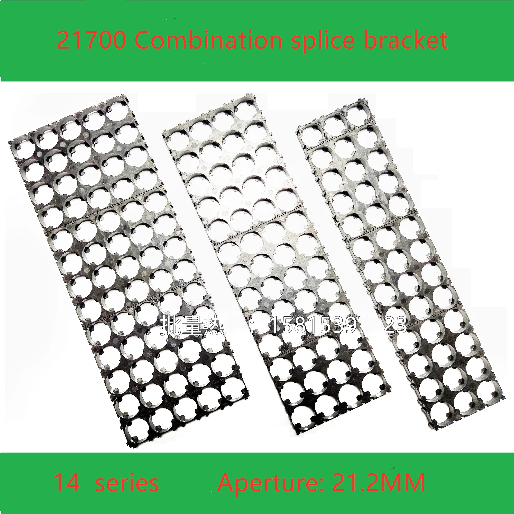 Combinação de Bateria de Lítio Suporte de Emenda Fixo Série 14 212 mm 21700