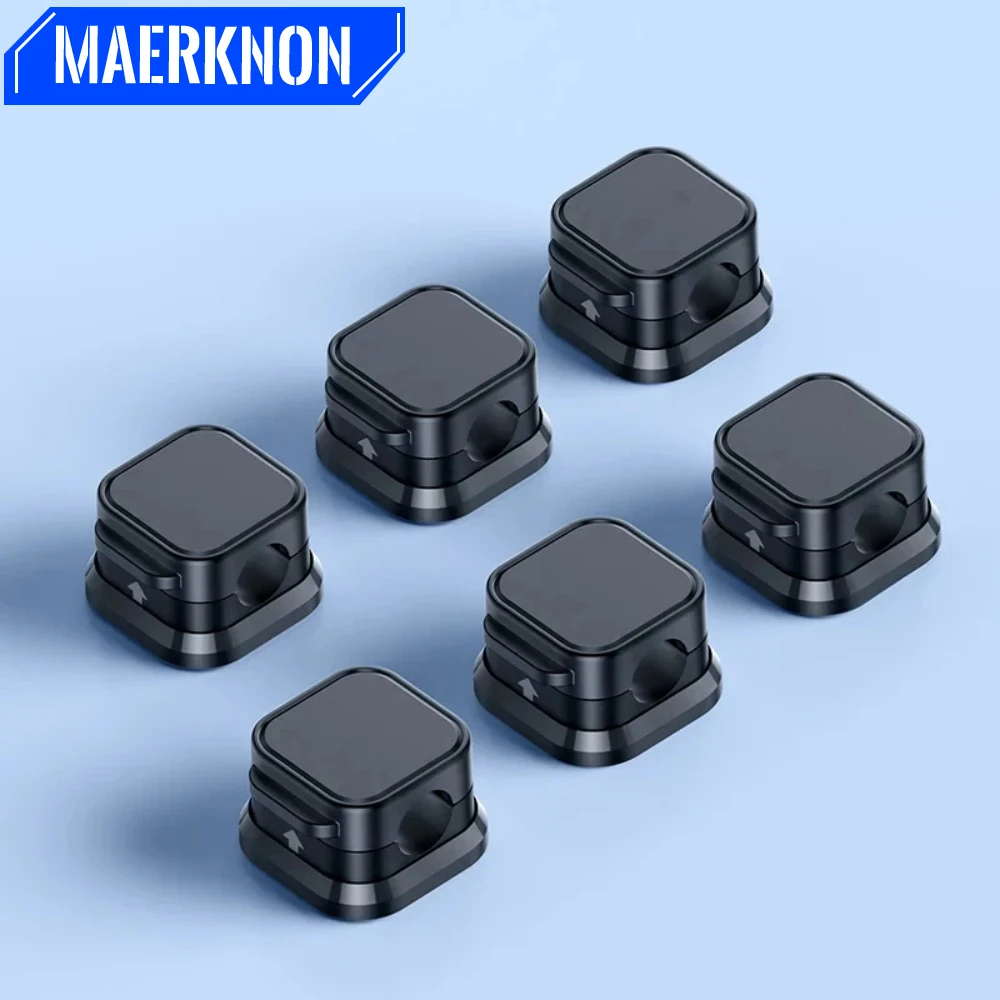 Cable Organizer Magnetic Cable Clips Portable Desk Tidy Management Clips Cable Protector for Mouse Earphone Wire Organizer Holder 3/6PCS