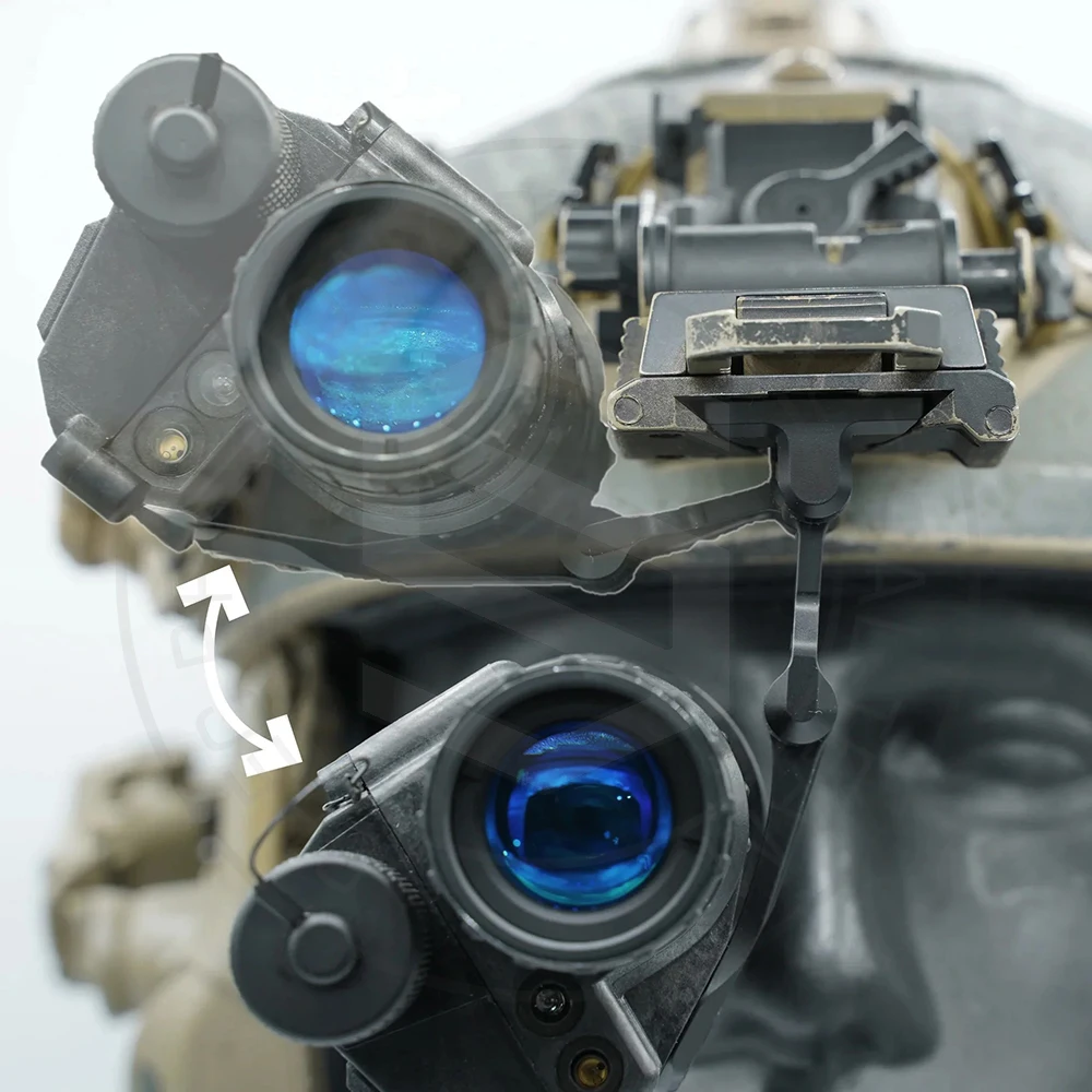 SPECPRECISION Neue Nachtsichthalterung MAX14 PVS14 J-arm NVG-Halterung Leichte Metallhalterung für AN/PVS-14 Tanto NVG – Detail 11