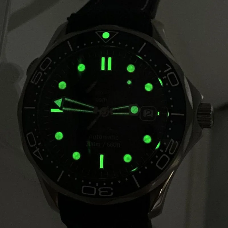 41mm Mechancial Men Watch Sapphire Glass NH35A MIYOTA PT5000 Movement Steel Bracelet Ceramic Bezel Date Function BLIGER Luxury