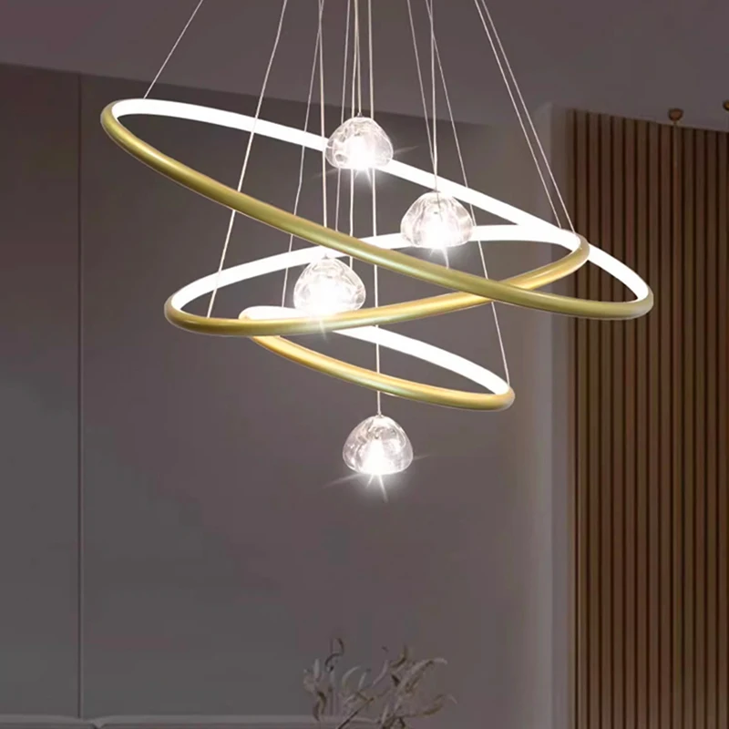 home decorationPendant lights, luxury crystal living room chandelier, dining room Pendant lamp, ceiling light, indoor lighting