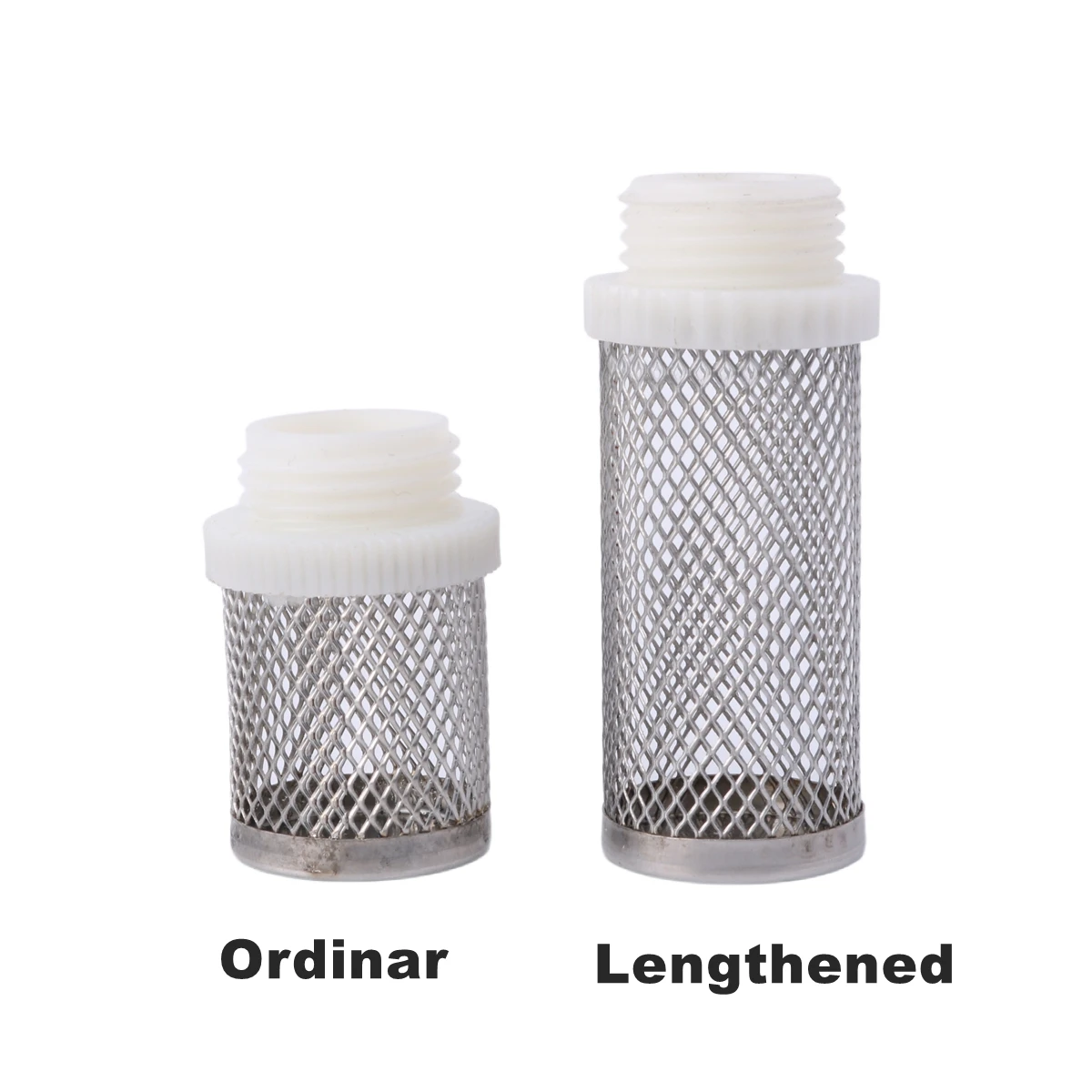 Lengthened Stainless Steel Mesh Filter Garden Irrigation Pump Protection Hose Filter Water Cleaning Mesh Brass 6-19mm
