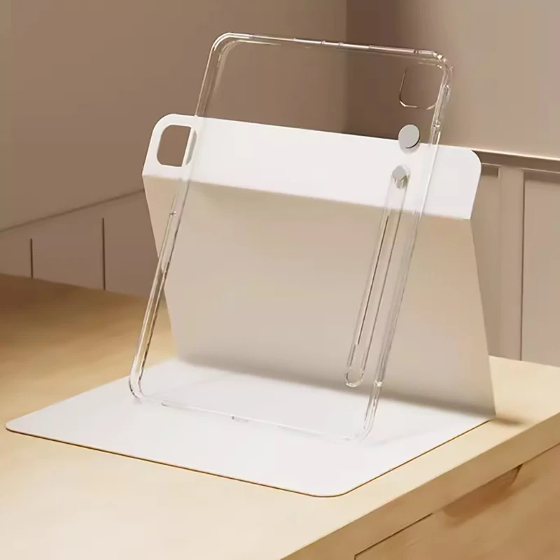 Acrílico Shell Transparente e pu Case para Ipad Nova Capa Tablet ° 109 Air ° Pro 11 129 2023 - Imagem 2