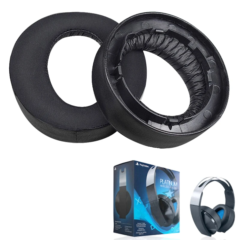 Ear Pad Per Sony Platinum Wireless Headset Playstation 4 Ps4 7.1 Cechya-0090 Accessori Per Cuffie Blue Headband Earpads Black