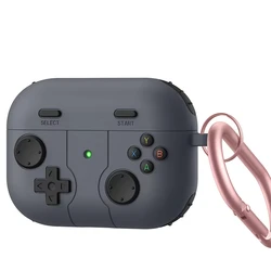 Stylish 3D Fashion Game Console Design Earphone Case - Cartoon Silicone Soft Cover - Airpods Pro 2 (Black)