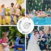 Automatic Rotation Bubble Machine Astronauts Bubble Maker Automatic Bubble Blower with Led Light Soap Bubble Maker Summer Toys 5