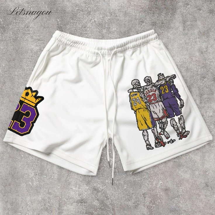

Summer Men Y2k Shorts Gyms Fitness Bodybuilding Male Quick-drying Running Shorts Joggers Workout Sports Short Pants Sweatpants
